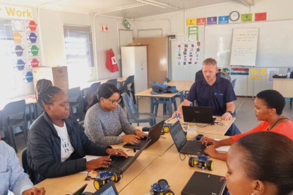 Coding and Robotics for SPARK schools with instructor.